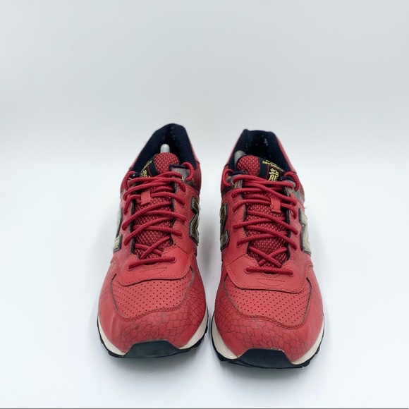 New Balance ML574DOR Red Dragon Zodiac width D Sneaker without box Men 11 - Picture 2 of 6